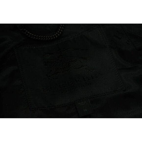 Burberry Trench Coat in Black Wool - Picture 8 of 8